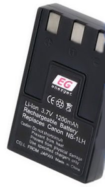 NB-1LH nb-1L LI-ION lithium ion BATTERY CANON S400 S410 S500 digital CAMERA powershot elph ixus
