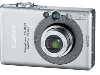 CANON POWERSHOT SD400 5.0MP DIGITAL ELPH CAMERA ixus photo electronic photography art