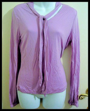 merona purple dress shirt sz M light women's clothes tops WORK OFFICE DRESS SHIRT
