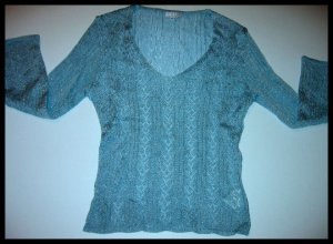 XOXO SPARKLY MESH fish net SEE-THROUGH TOP BRAND SZ M WOMEN'S CLOTHES JUNIORS