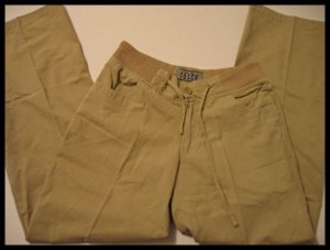 tosca khaki pants khakis drawstring women's clothes slacks juniors sz s