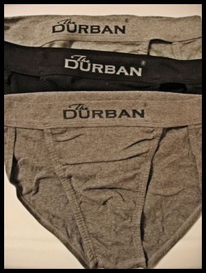 NEW THE DURBAN LOT OF 3 TANGA BRIEF SEX UNDERWEAR MEN'S ACCESSORY PANTS SHORTS CLOTHES