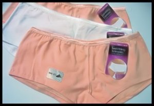 NEW sz 6 low hipster LYCRA boy short LOT 3 panty underwear brief intimates women's clothes lingerie