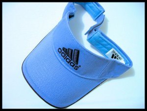 sold - ADIDAS NAVY BLUE VISOR CAP HAT TENNIS GOLF WOMEN'S MEN'S ACCESSORY CLOTHES