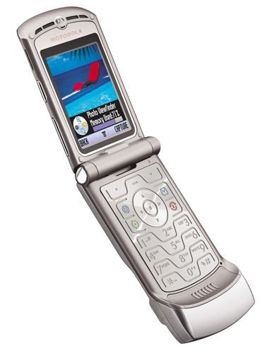 Motorola V3 razr krzr t-mobile silver LK NEW GSM SIM cell phone digital camera bluetooth electronic