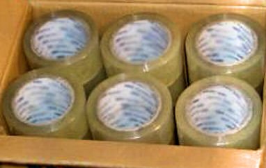 36 ROLLS CLEAR TAPE PACKING PACKAGING SEALING 2 INCH OFFICE SUPPLY SHIPPING MATERIAL WHOLESALE