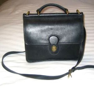 AUTHENTIC COACH BLACK WILLIS STATION BAG PURSE HANDBAG GENUINE LEATHER WOMEN'S ACCESSORY