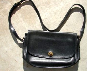 AUTHENTIC nice black COACH city bag LEGACY TURNLOCK WOMEN'S PURSE BAG HANDBAG GENUINE LEATHER