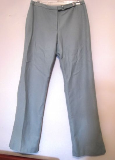J Crew JCREW Seafoam Herringbone Wool Blend Pants 6 women's soft aqua green suit dress