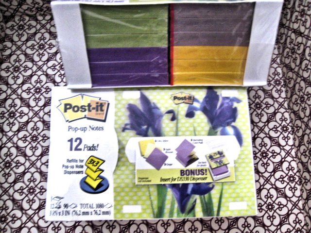 POST-IT POP-UP 12 PADS NOTES DISPENSER PLUS INSERT HOME OFFICE PAPER WRITING MEMO