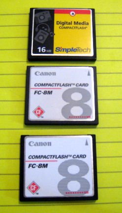 CANON SIMPLETECH COMPACT FLASH MEMORY CARD 16MB DIGITAL CAMERA POWERSHOT ELPH ACCESSORY