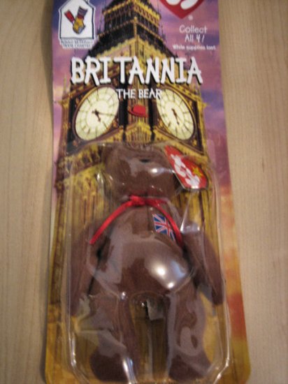 brittania BEANIE DOLL STUFF ANIMAL BEAR KIDS CHILDREN TOY TOYS COLLECTOR DECORATIVE COLLECTIBLE