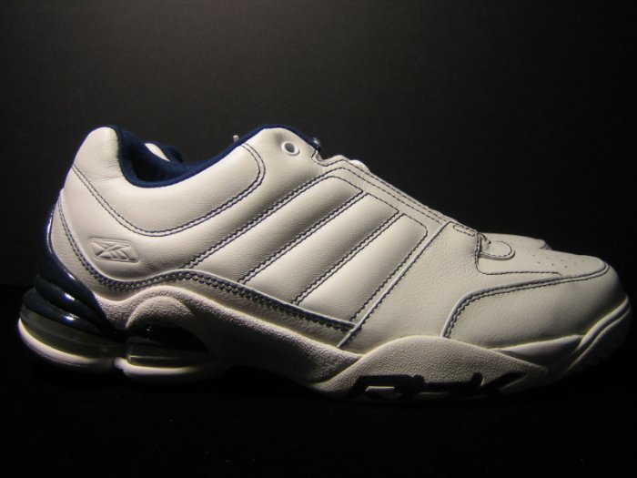 Reebok Shoes Mens 11.0 Basketball White Navy MSRP $80 NIB clothing men's BIG SIZE BIG FEET