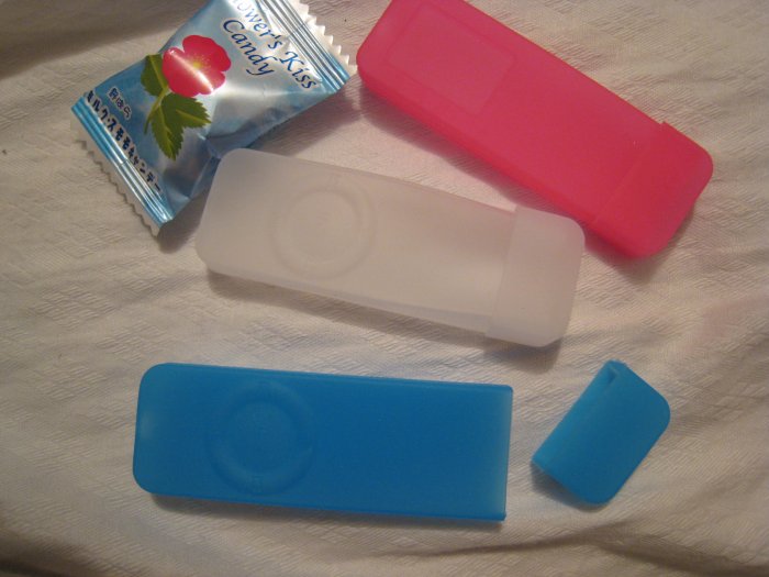 PINK shuffle skins IPOD shuffle 512MB 1G MODELS silicone electronic accessory see-thru