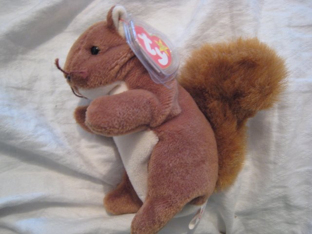 #3 squirrel BEANIE BABY DOLL STUFF ANIMAL TOY KIDS CHILDREN HOME GIFT BIRTHDAY