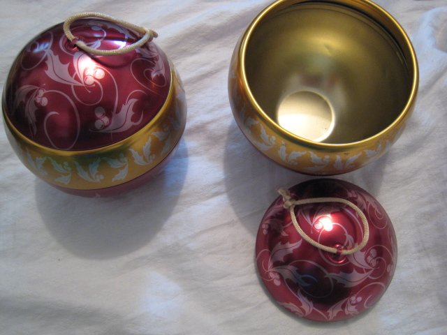 MINI TIN CAN STORAGE CONTAINER DECORATIVE COLLECTIBLE ART JEWELRY BOX
