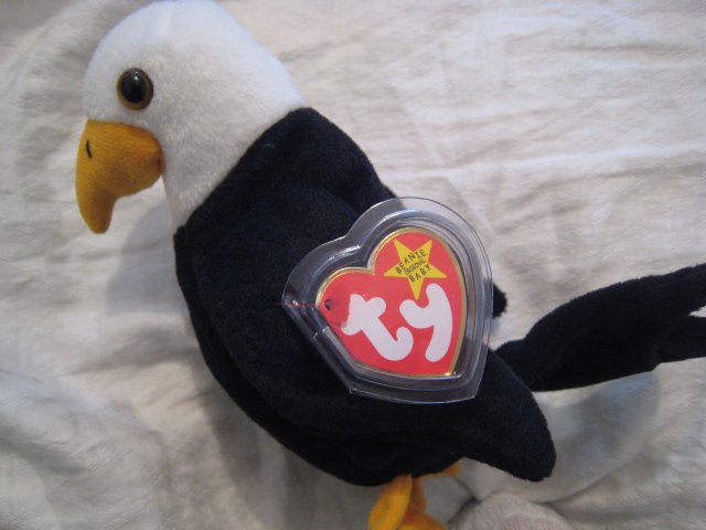 #8 eagle bird BEANIE BABY DOLL STUFF ANIMAL TOY KIDS CHILDREN HOME GIFT BIRTHDAY