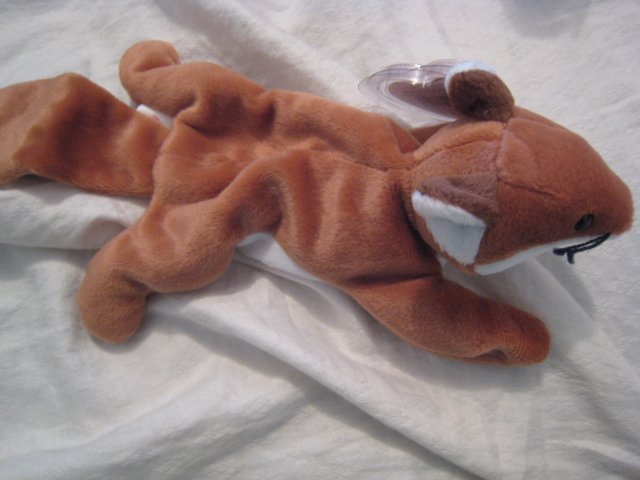 #13 fox dog BEANIE BABY DOLL STUFF ANIMAL TOY KIDS CHILDREN HOME GIFT BIRTHDAY