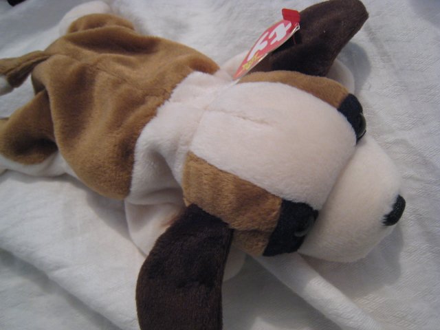 #17 st.bernard beethoven dog BEANIE BABY DOLL STUFF ANIMAL TOY KIDS CHILDREN HOME GIFT BIRTHDAY