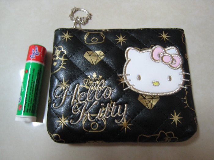 HELLO KITTY black gold coin PURSE BLING WOMEN'S ACCESSORY