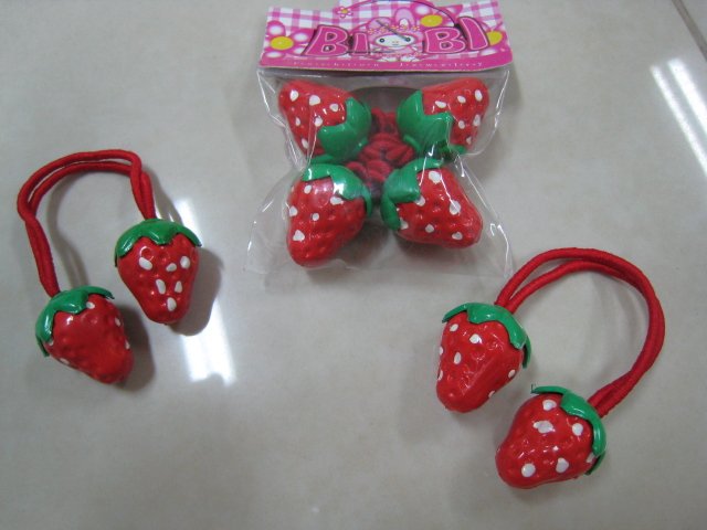 LOT 2 STRAWBERRY KIDS CHILDREN HAIR ACCESSORY HAIR HAIRBAND