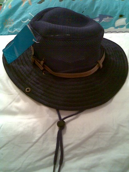 MEN'S WOMEN'S ACCESSORY BLUE BLACK RANGER HIKING MOUNTAIN SUMMER GARDEN HAT STUNNING