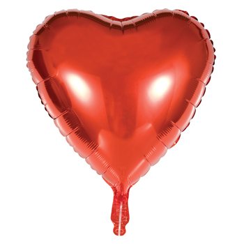 PARTY SUPPLY LOT 50 RED HEART FOIL BALLOON BALLOONS FLOWER WEDDING BIRTHDAY