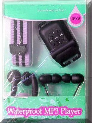 ipx8 Sports Waterproof MP3 Player 4GB Swimming running fitness exercise health electronic accessory
