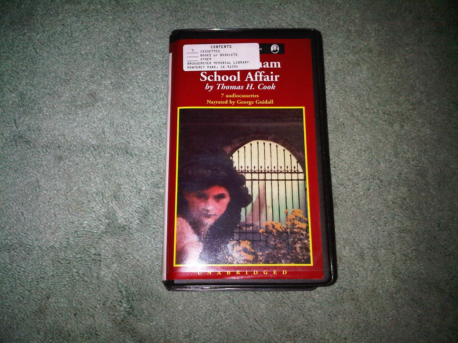 SCHOOL AFFAIR THOMAS COOK casette audio book books home education FICTION