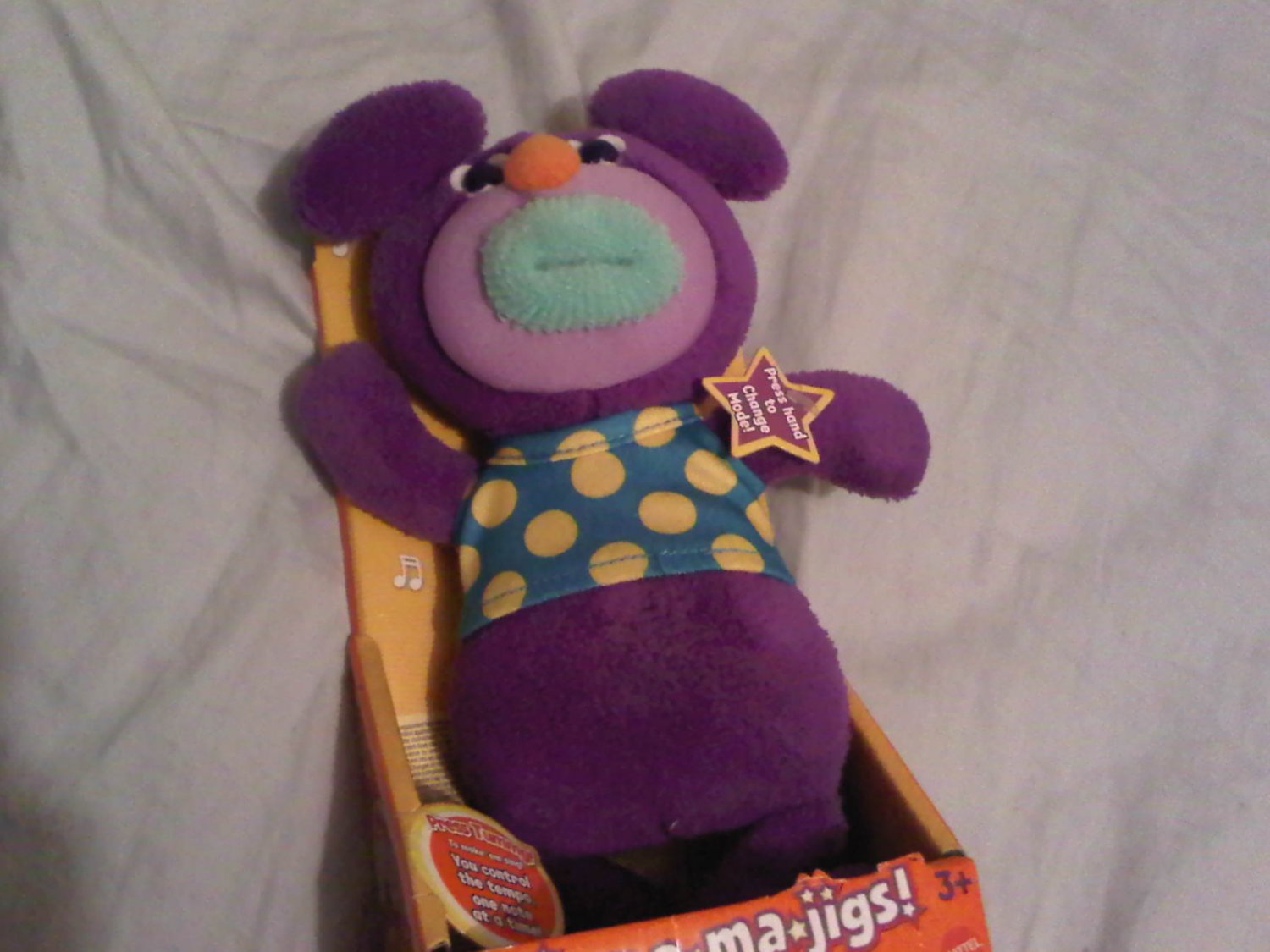 SING-A-MA-JIG MATTEL SINGING BEAR DOLL TOY DECORATIVE COLLECTIBLE FIGURINE HOME