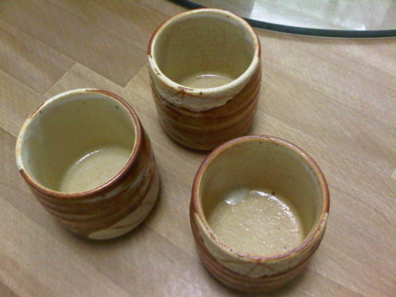 vintage LOT 3 JAPAN TEA CUP CERAMIC KITCHEN HOME DECOR COLLECTIBLE TEA CEREMONY