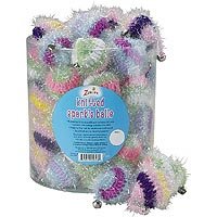 Zanies Knitted Sparkle Balls with Catnip 48 Per Canister