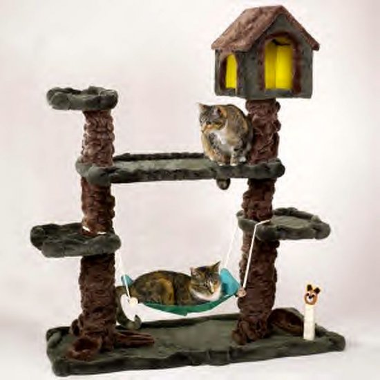 Meow Town Kitty Treehouse Hideaway