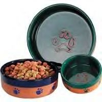 Pet Studio Terra Cotta Dog Bowls (7 In)