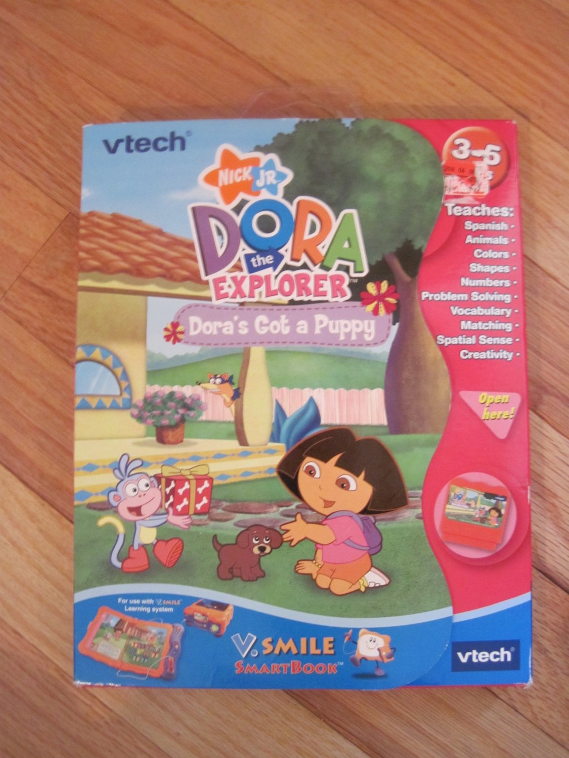 Vtech Vsmile Dora The Explorer SmartBook Smartridge V Smile TV Learning