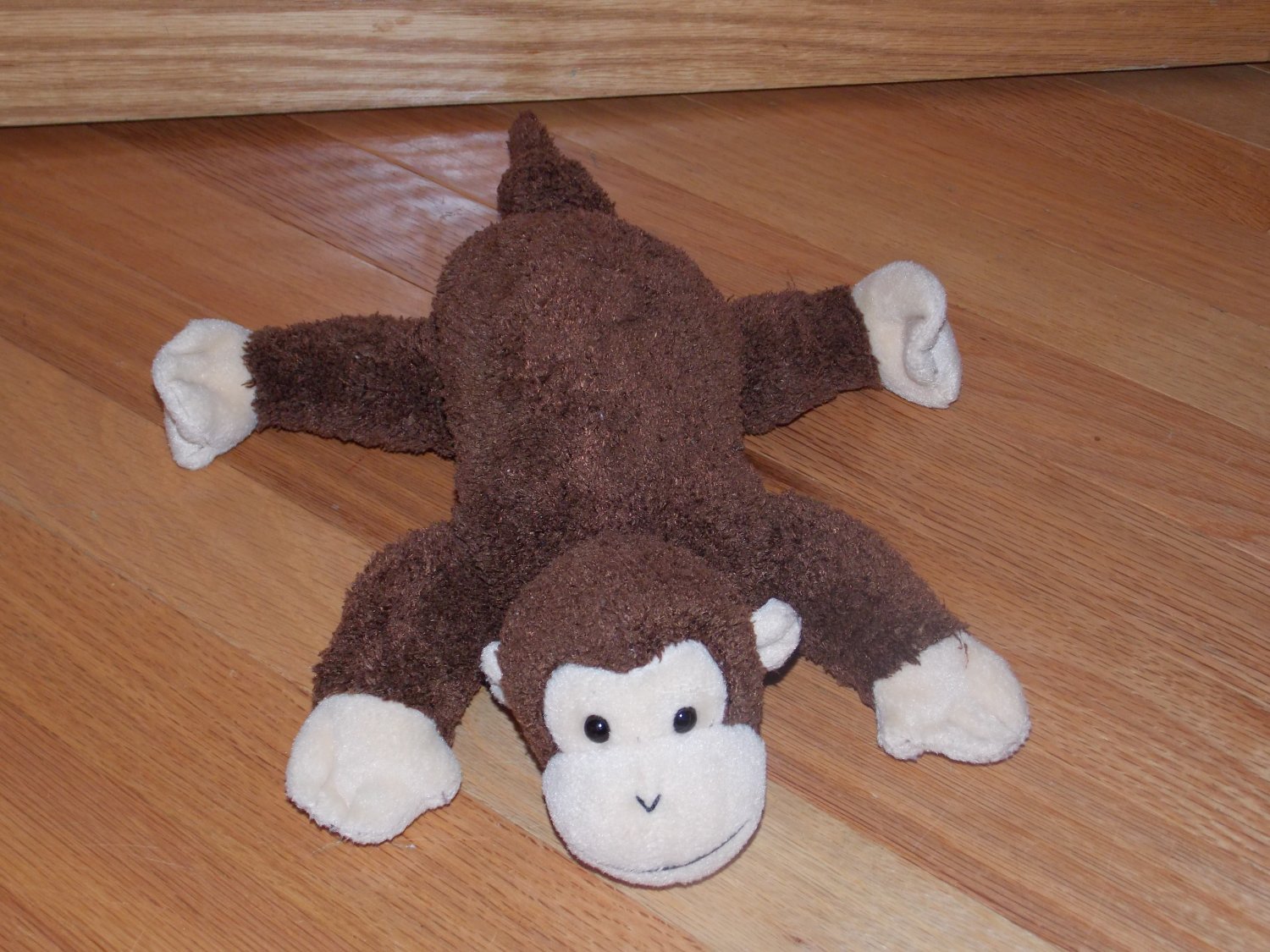 brown plush monkey