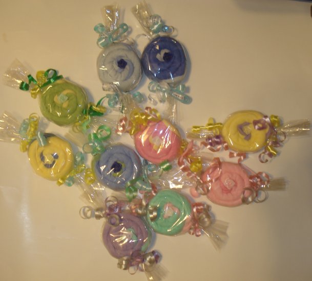 Bib Embroidered Candy Baby Shower Favor Gift