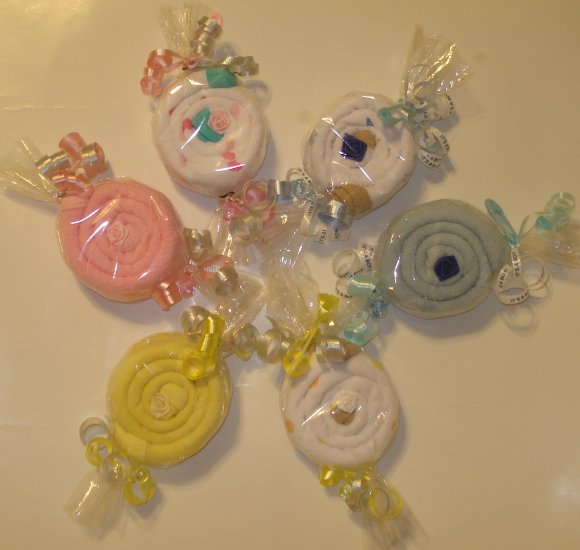 Burp Cloth Candy Baby Shower Favor Gift