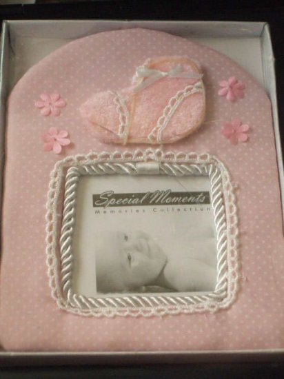 Pink Baby Girl Photo Frame Baby Shower Gift