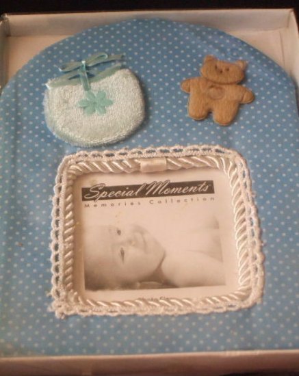 Blue Baby Boy Photo Frame Baby Shower Gift
