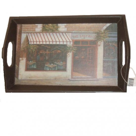 The Last Rose French Cafe Tray