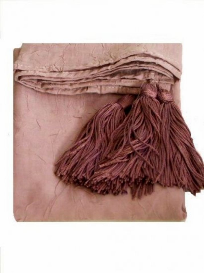 Rose Colored Tablecloth Topper