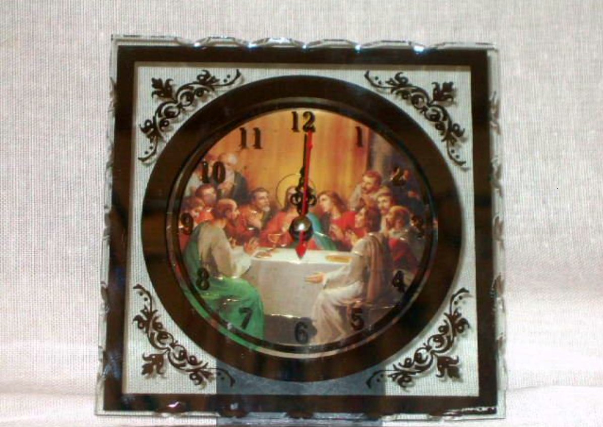 Last Supper Religious Clock Jesus and Disciples