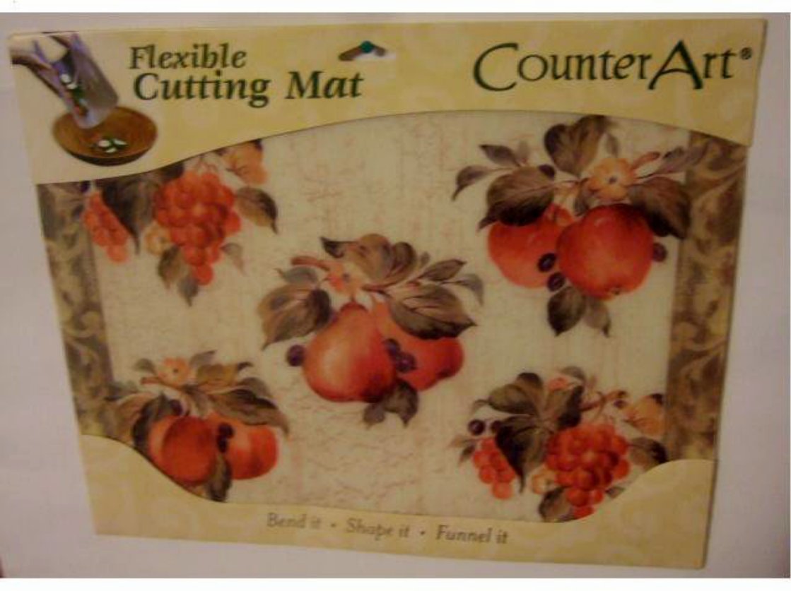 Fruit Cutting Mat Grapes Apples Pears Peaches