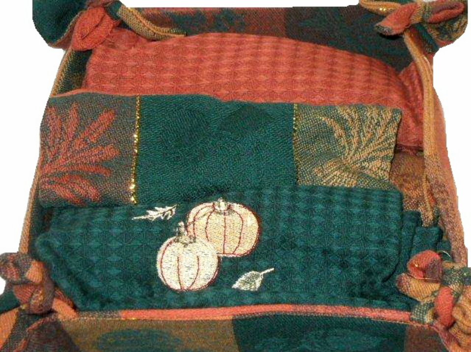 Autumn Kitchen Towels Set Gift Boxed