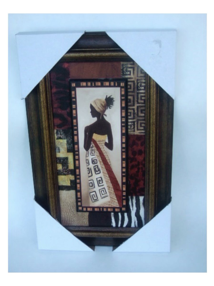 Kenyan African Lady Wall Print Decor
