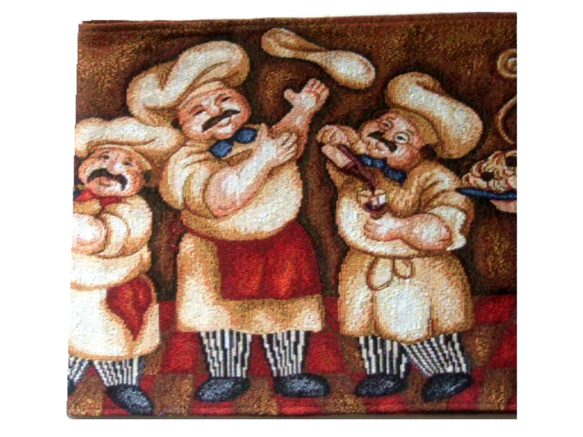 Fat Italian Chefs Tapestry Table Runner