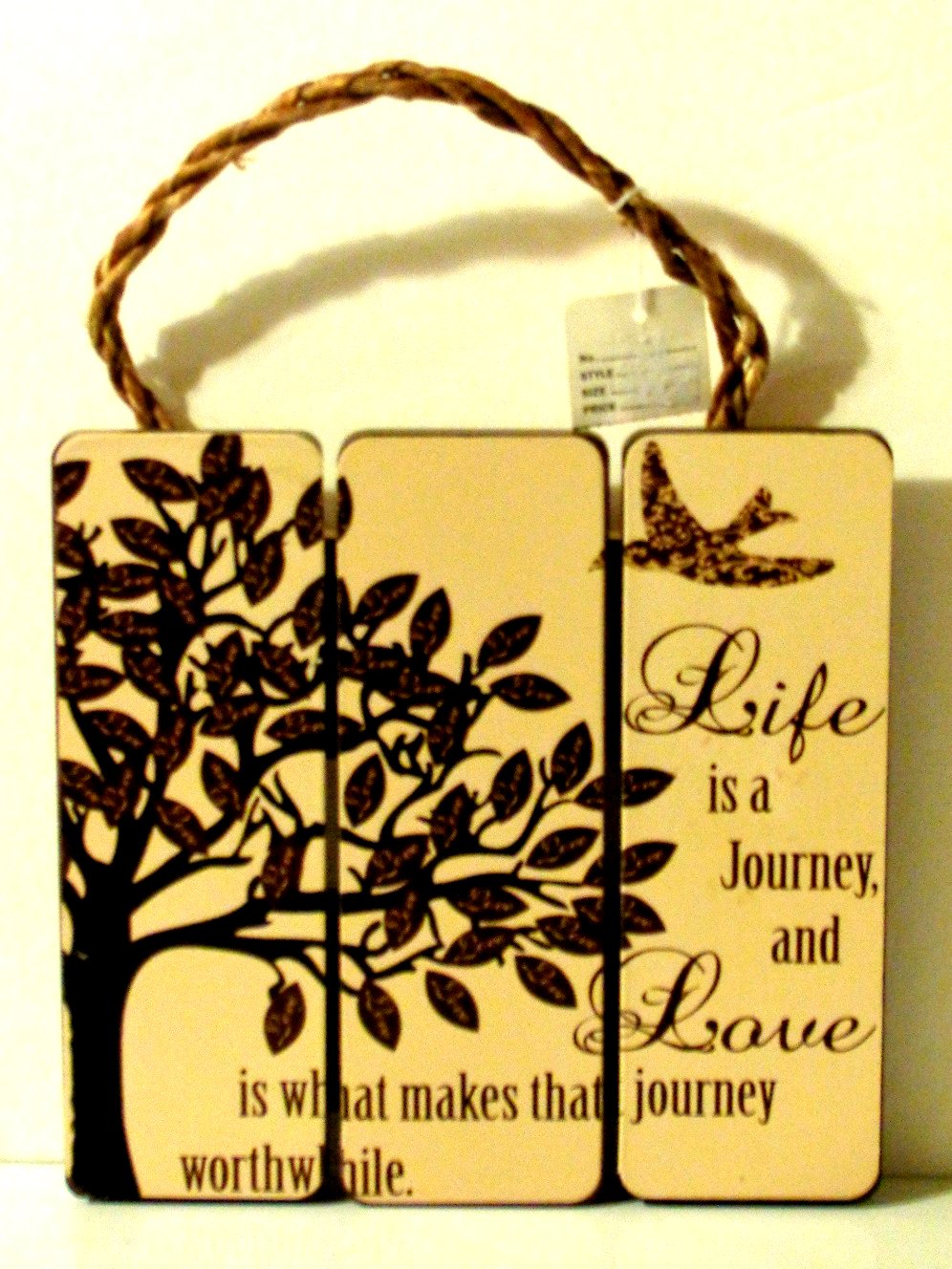 Inspirational Wall Plaque Life is a Journey