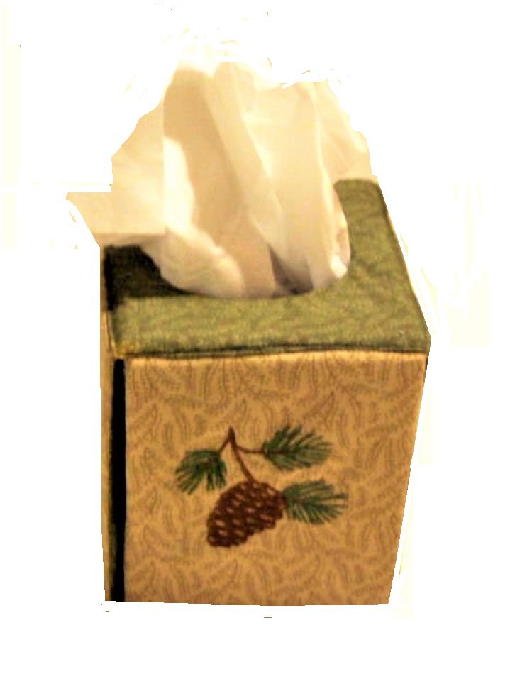 Pine Cone Tissue Box Cover