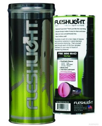 Fleshlight pink mini maid vortex sex toys masturbators for men